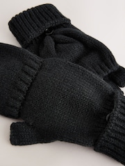 Black Fingerless Gloves (3-16yrs) - Image 2 of 3
