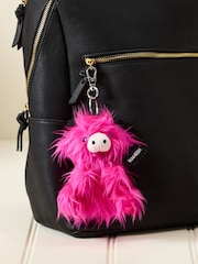Pink Hamish the Highland Cow Cute Plush Keyring Bag Charm - Image 1 of 1
