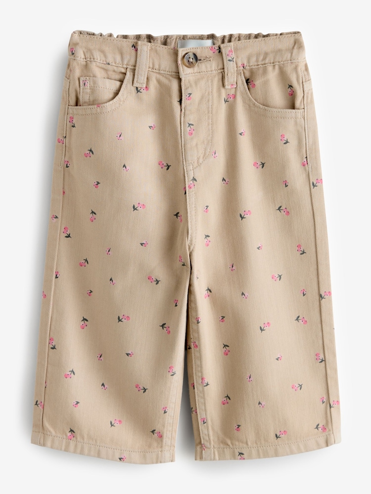 Stone Floral All-Over Print 5 Pocket Jeans - Image 1 of 1 Stone Floral All-Over Print 5 Pocket Jeans - Image 1 of 1