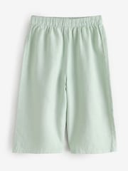 Blue Long Wide Leg Style Short Trousers - Image 1 of 1