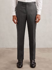 Reiss Jackal Wool Flannel Tailored-Fit Trousers - Imagen 4 de 7