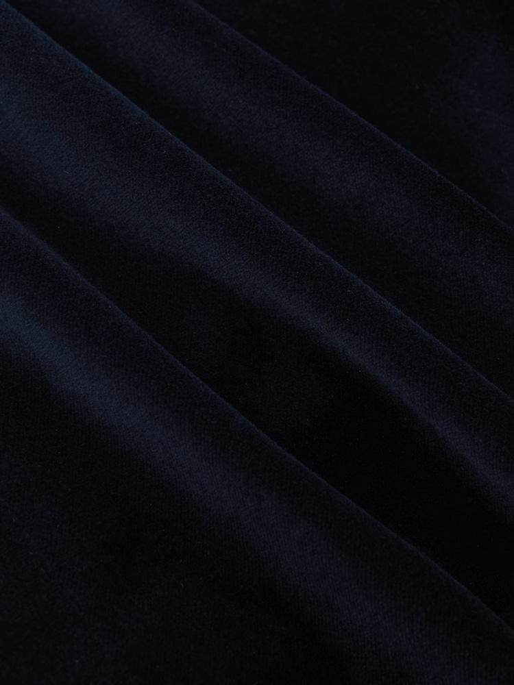 Reiss Navy Royale Double-Breasted Velvet Blazer Regular-Fit - Image 7 of 7 Reiss Navy Royale Double-Breasted Velvet Blazer Regular-Fit - Image 7 of 7