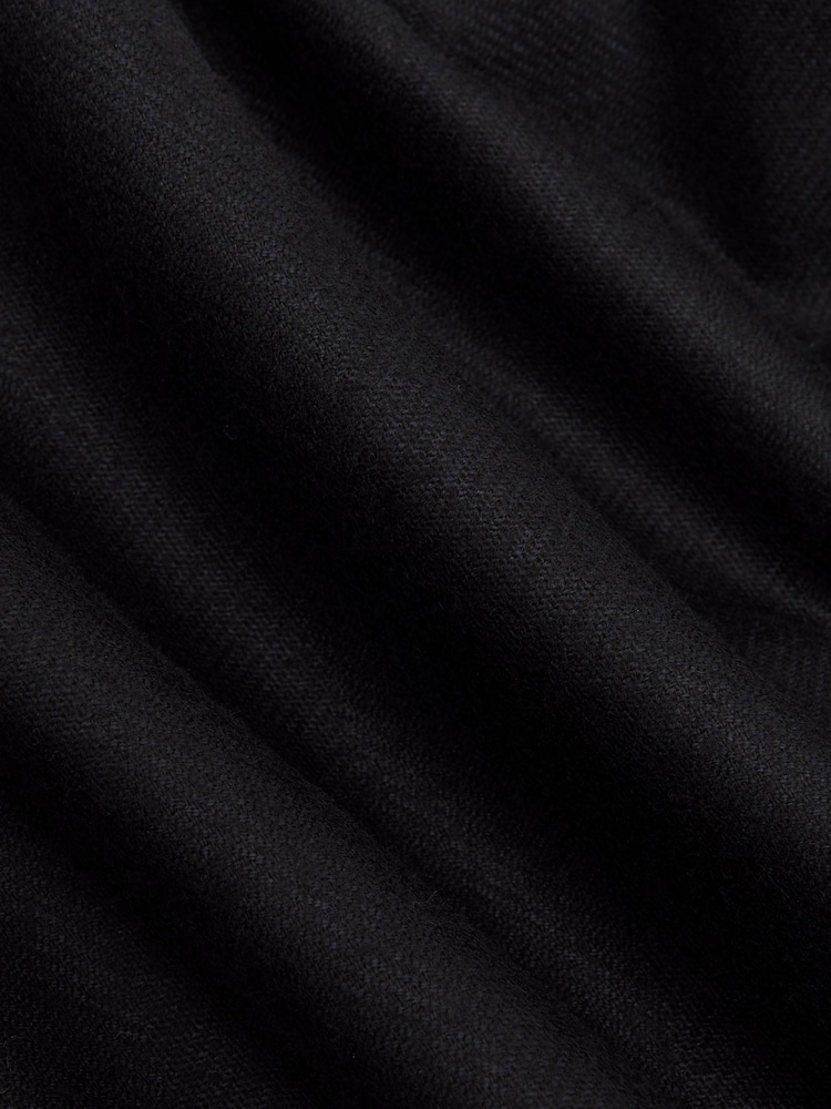 Reiss Navy Muse Wool-Flannel Double-Breasted Blazer Tailored-Fit - Image 8 of 8 Reiss Navy Muse Wool-Flannel Double-Breasted Blazer Tailored-Fit - Image 8 of 8