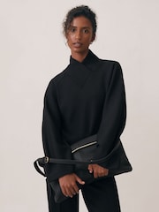 Negro - Reiss Nova Sweatshirt - Imagen 6 de 7