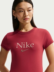 Nike Red Animal Logo Graphic T-Shirt - Image 3 of 5