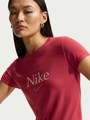 Nike Red Animal Logo Graphic T-Shirt - Image 5 of 5