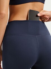 Mitternachtsblau - Nike One hochgeschlossene 7/8 Leggings - Bild 3 von 6