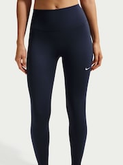 Mitternachtsblau - Nike One hochgeschlossene 7/8 Leggings - Bild 4 von 6