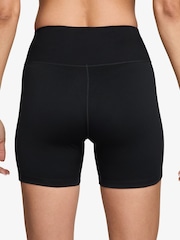 Nike Black One High-Waisted 5" Biker Shorts - Image 2 of 6