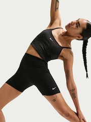 Nike Black One High-Waisted 5" Biker Shorts - Image 3 of 6