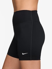 Nike Black One High-Waisted 5" Biker Shorts - Image 4 of 6