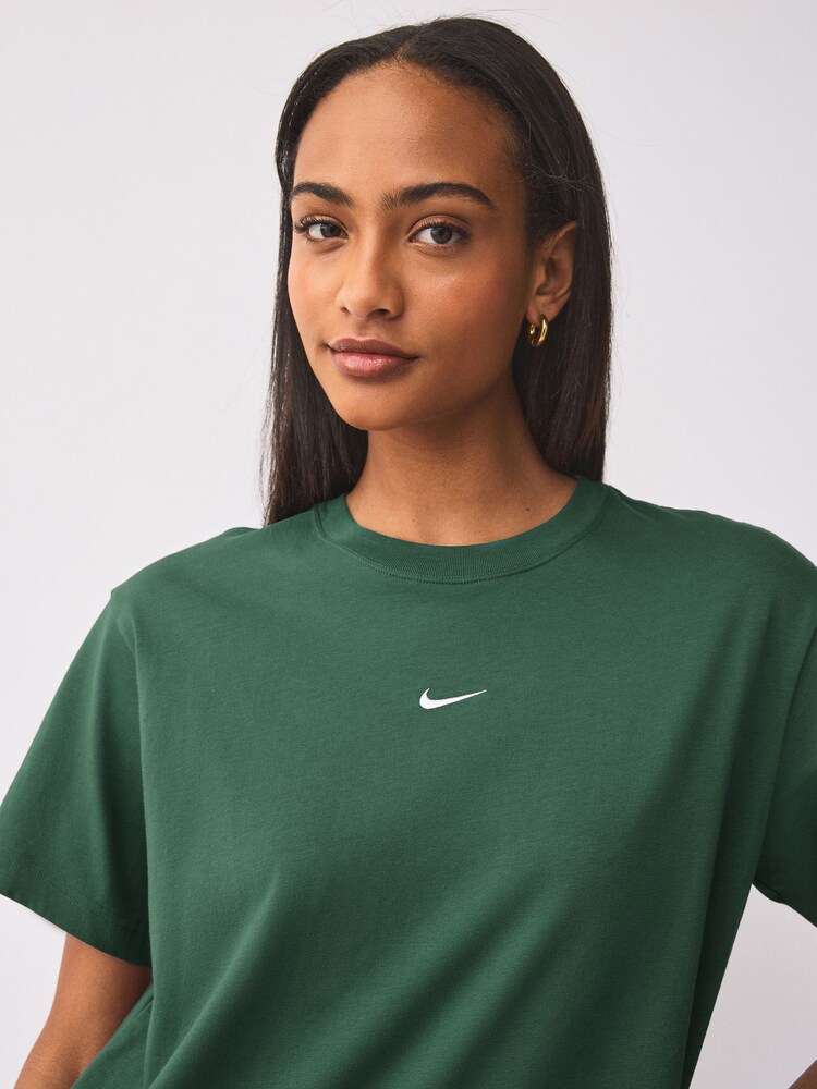 Nike Green Sportswear Essential Oversized T-Shirt - Image 3 of 3