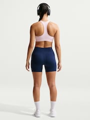 Nike Midnight Navy One High-Waisted 5" Biker Shorts - Image 2 of 6