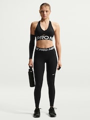 Nike Black/White Pro Mid Rise Full Length Leggings - Image 1 of 5