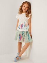 Monsoon Green Sea Creature Embellished Disco Skirt - Image 1 of 4