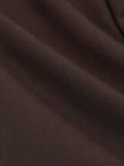 Reiss Brown Elder Monogram Relaxed Double-Breasted Blazer - Image 9 of 9