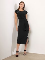 Star by Julien MacDonald Poppa Detail Tie Waist Dress - Imagem 1 de 6