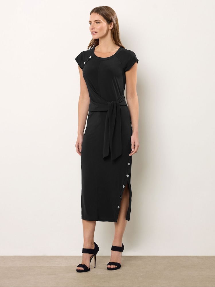 Star by Julien MacDonald Poppa Detail Tie Waist Dress - Imagem 2 de 6