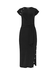 Star by Julien MacDonald Poppa Detail Tie Waist Dress - Imagem 6 de 6