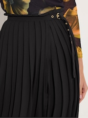 Star by Julien MacDonald Black Pleated Maxi Skirt - Image 5 of 6