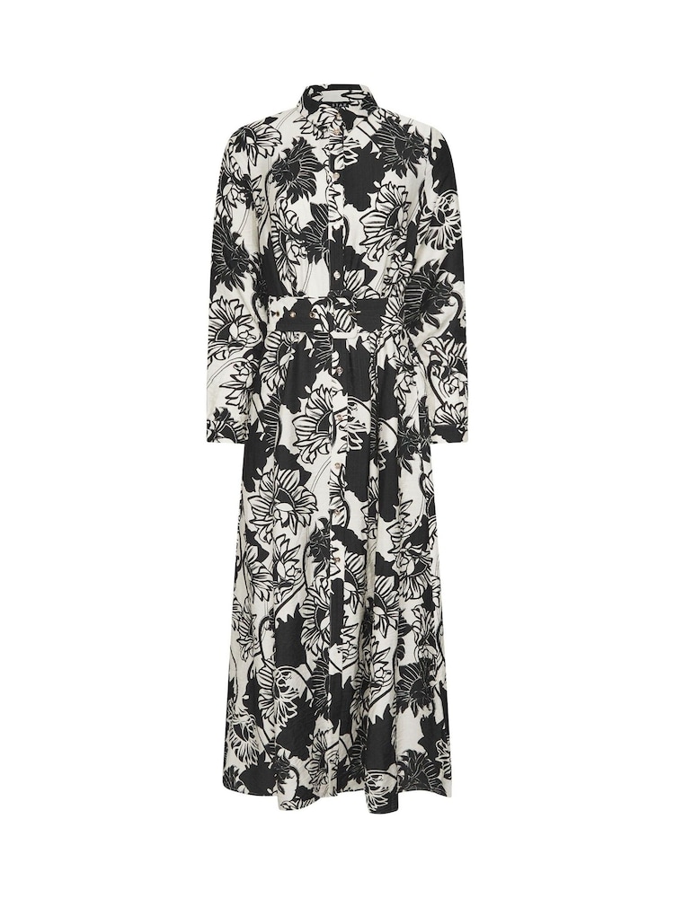Star by Julien MacDonald Black Button Through Printed Dress - Image 6 of 6