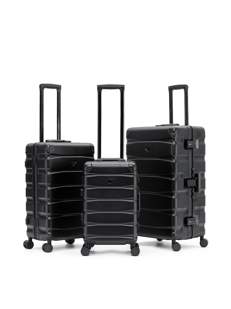 Flight Knight 8 Wheels Aluminium Frame ABS Body Premium Travel Suitcase Set - Image 1 of 7 Flight Knight 8 Wheels Aluminium Frame ABS Body Premium Travel Suitcase Set - Image 1 of 7