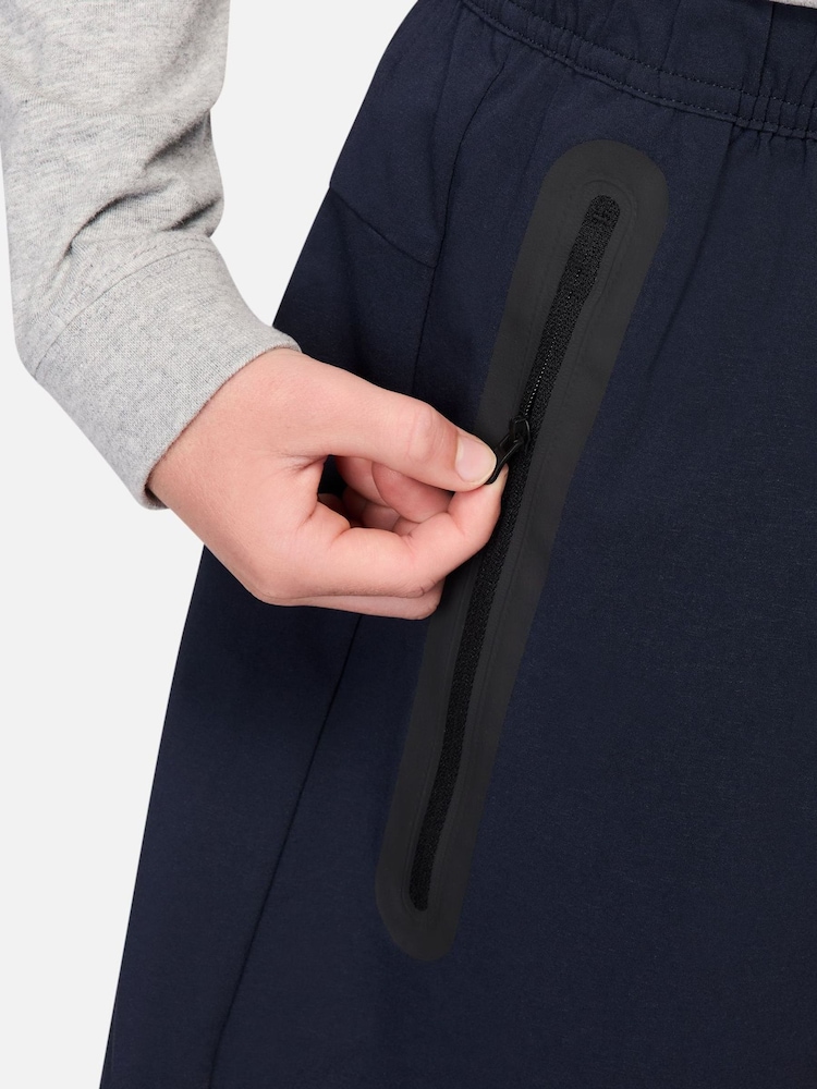 Синій - Nike Tech Fleece Woven Shorts - Image 4 of 4