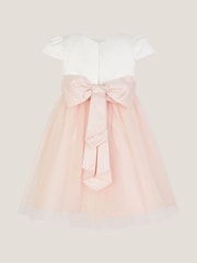 Monsoon Pink Baby Satin Bridesmaid Dress - Image 2 of 3