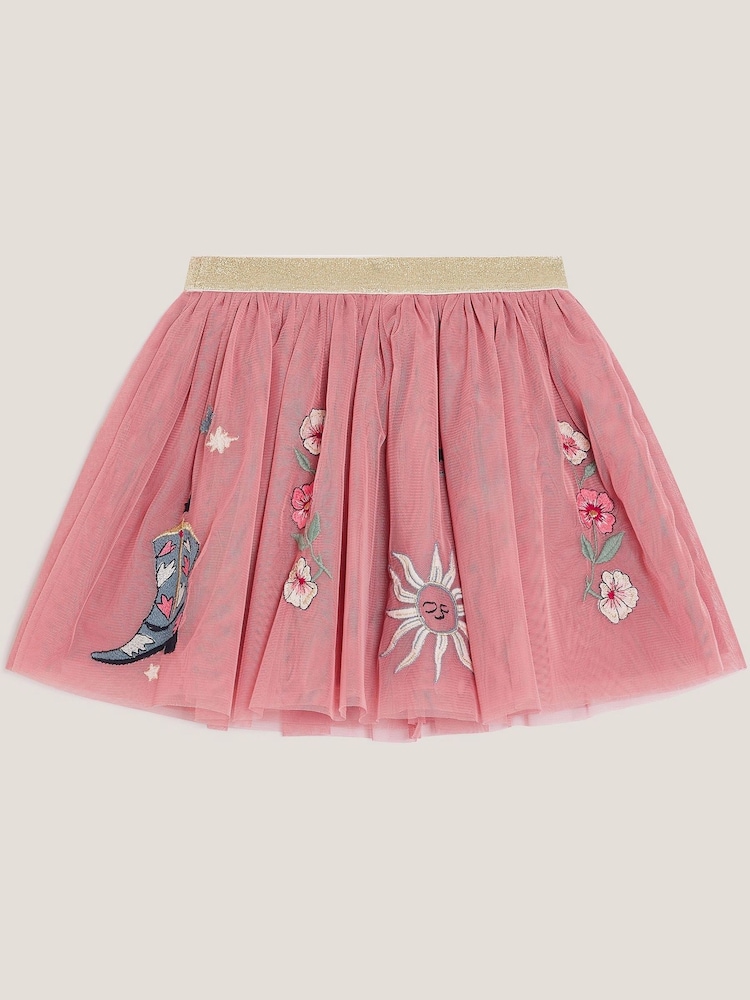 Monsoon Cowboy Embroidered Tutu Skirt - Bild 2 von 3