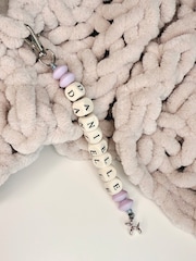 Ruff Cubs Kidswear Purple Personalised Bag Charm - Image 1 of 2