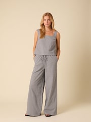 Nobodys Child Black Stanley Gingham Top - Image 3 of 5