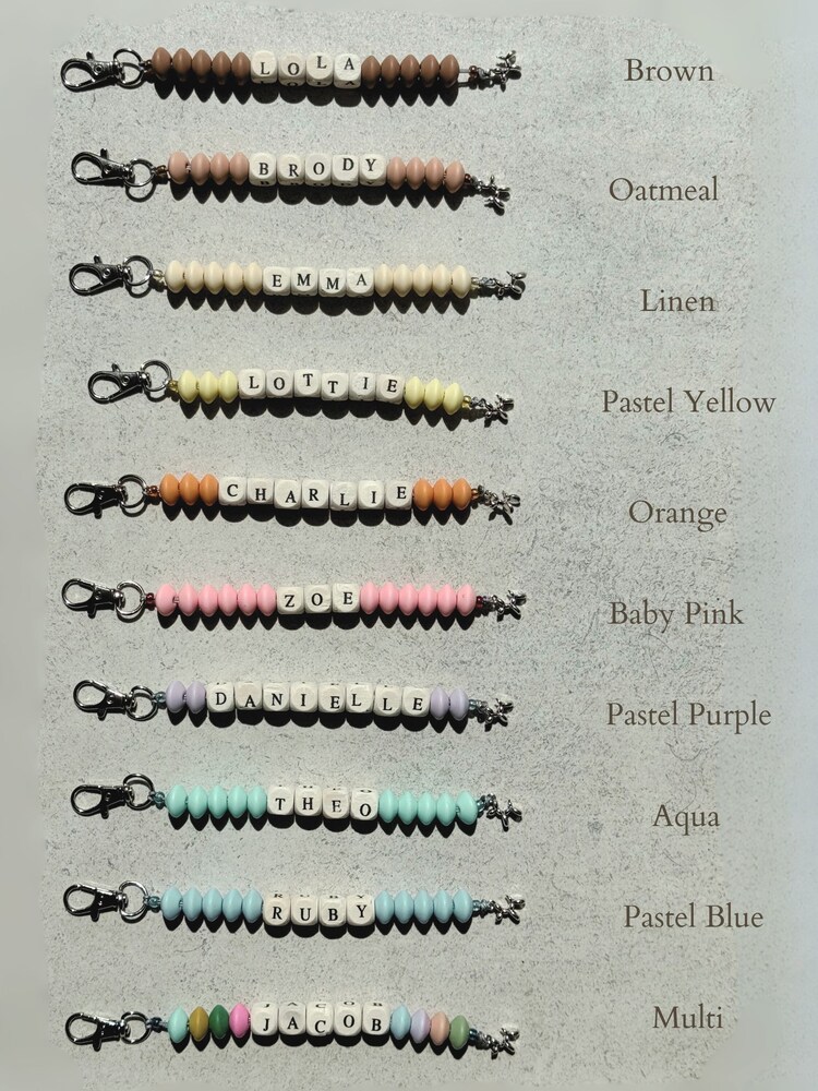 Ruff Cubs Kidswear Natural Personalised Bag Charm - Image 2 of 3 Ruff Cubs Kidswear Natural Personalised Bag Charm - Image 2 of 3