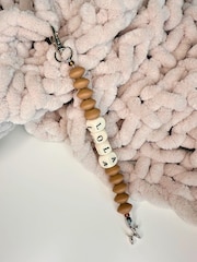 Ruff Cubs Kidswear Personalised Brown Bag Charm - Image 1 of 3
