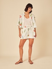 Nobodys Child Jen Fruit Print Shorts - Imagem 4 de 4