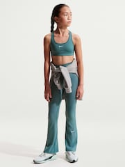 Nike Mineral Green One Dri-FIT Flared Leggings - Image 1 of 5