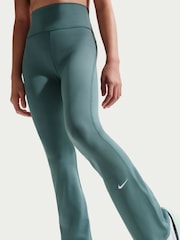 Nike Mineral Green One Dri-FIT Flared Leggings - Image 3 of 5
