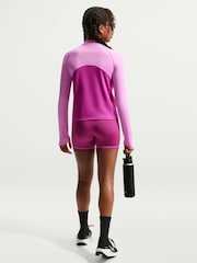 Nike Magenta Pink Pro Dri-FIT Half Zip Long Sleeve Top - Image 2 of 5