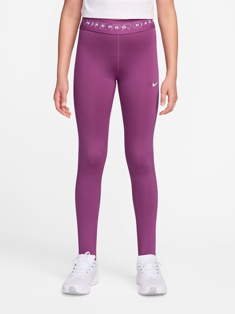 Lila - Nike Pro Dri-FIT Leggings - Bild 1 von 3