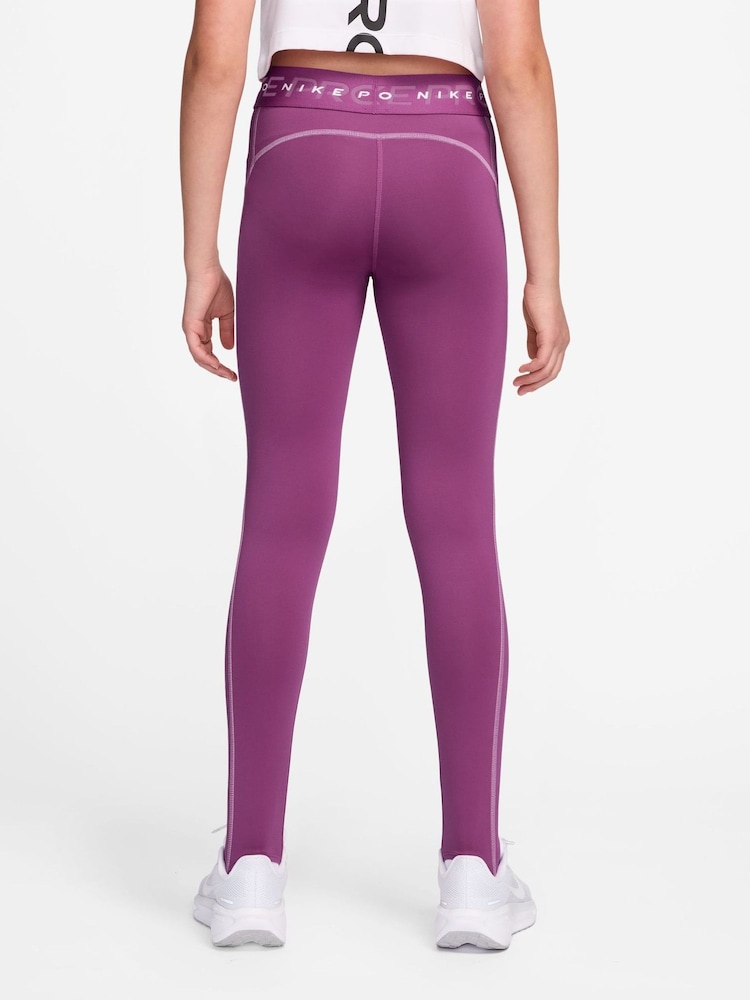 Lila - Nike Pro Dri-FIT Leggings - Bild 2 von 3