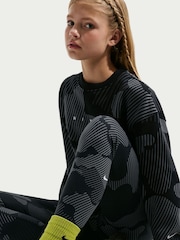 Nike Black One Printed Training Leggings - Image 5 of 5