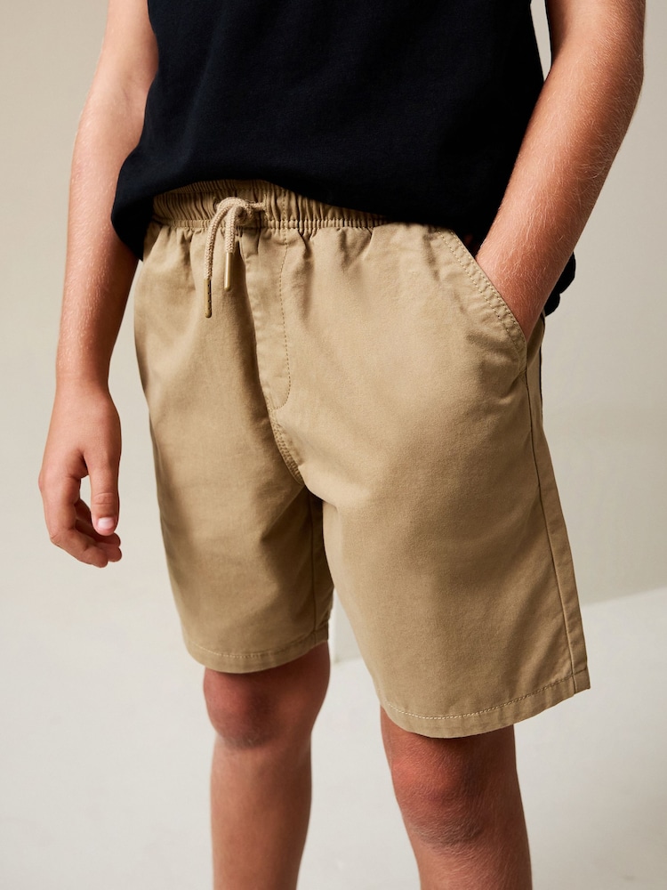Tan Brown Regular Fit Pull On Shorts (3-16yrs) - Image 4 of 4 Tan Brown Regular Fit Pull On Shorts (3-16yrs) - Image 4 of 4