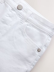 أبيض - شورت دنيم (3 -16 سنة) - صورة 3 من 4