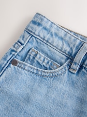 Light Blue Single Denim Shorts (3-16yrs) - Image 10 of 11
