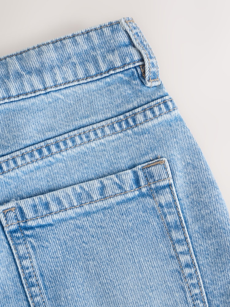 Light Blue Single Denim Shorts (3-16yrs) - Image 11 of 11