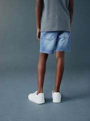 Light Blue Single Denim Shorts (3-16yrs) - Image 5 of 11
