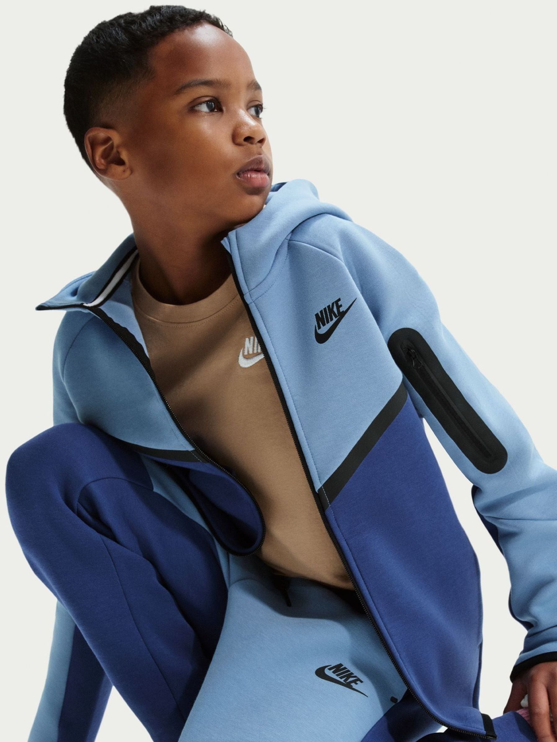 nike tech navy joggers