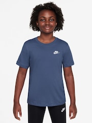 Nike Mystic Navy Club T-Shirt - Image 1 of 3