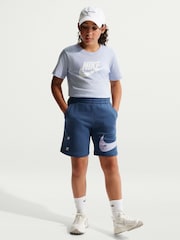 Nike Ghost Blue Futura HBR T-Shirt - Image 1 of 5