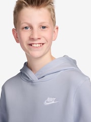 Nike Ghost Blue Club Fleece Pullover Hoodie - Image 3 of 3