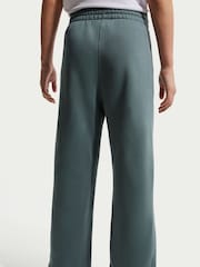 Nike Mineral Slate Club Fleece Wide Leg Joggers - Image 4 of 5